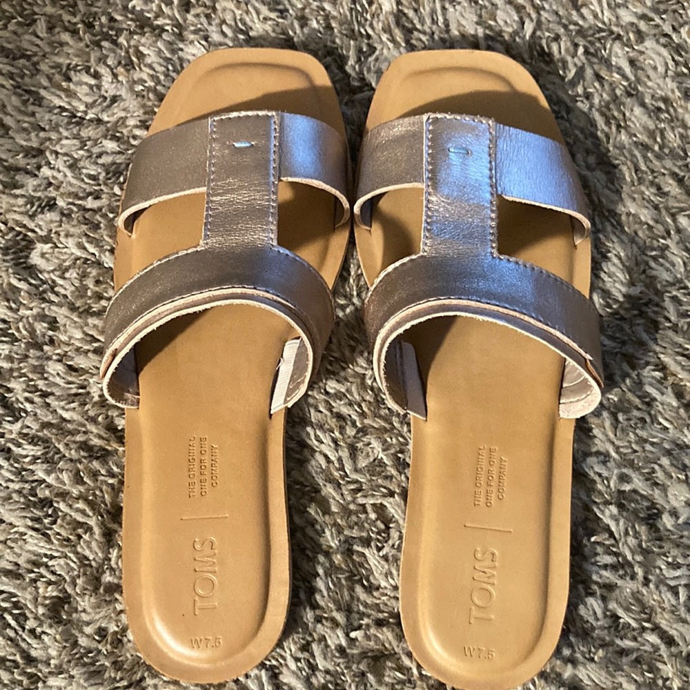 Toms Seacliff Metallic Sandals